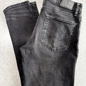 Mens American Eagle Outfitters Black Washed Airflex Jeans Size 32